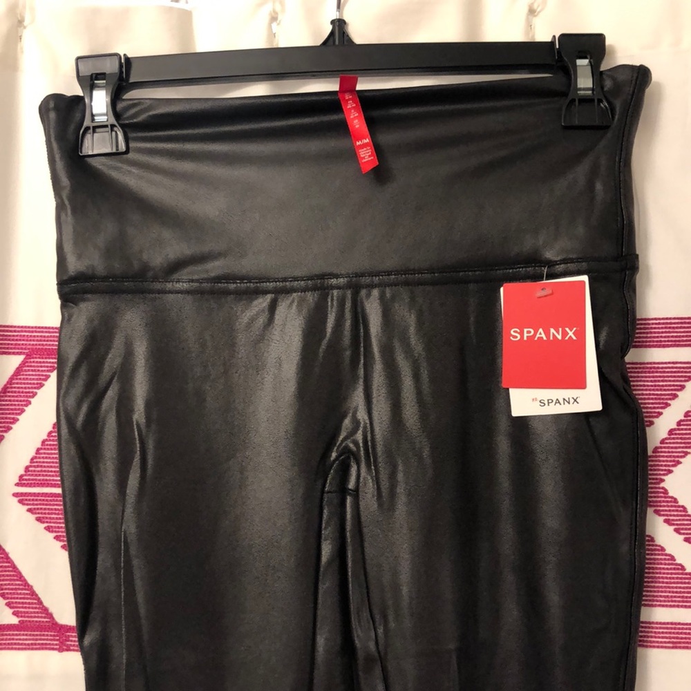 NWT SPANX Faux Leather Leggings